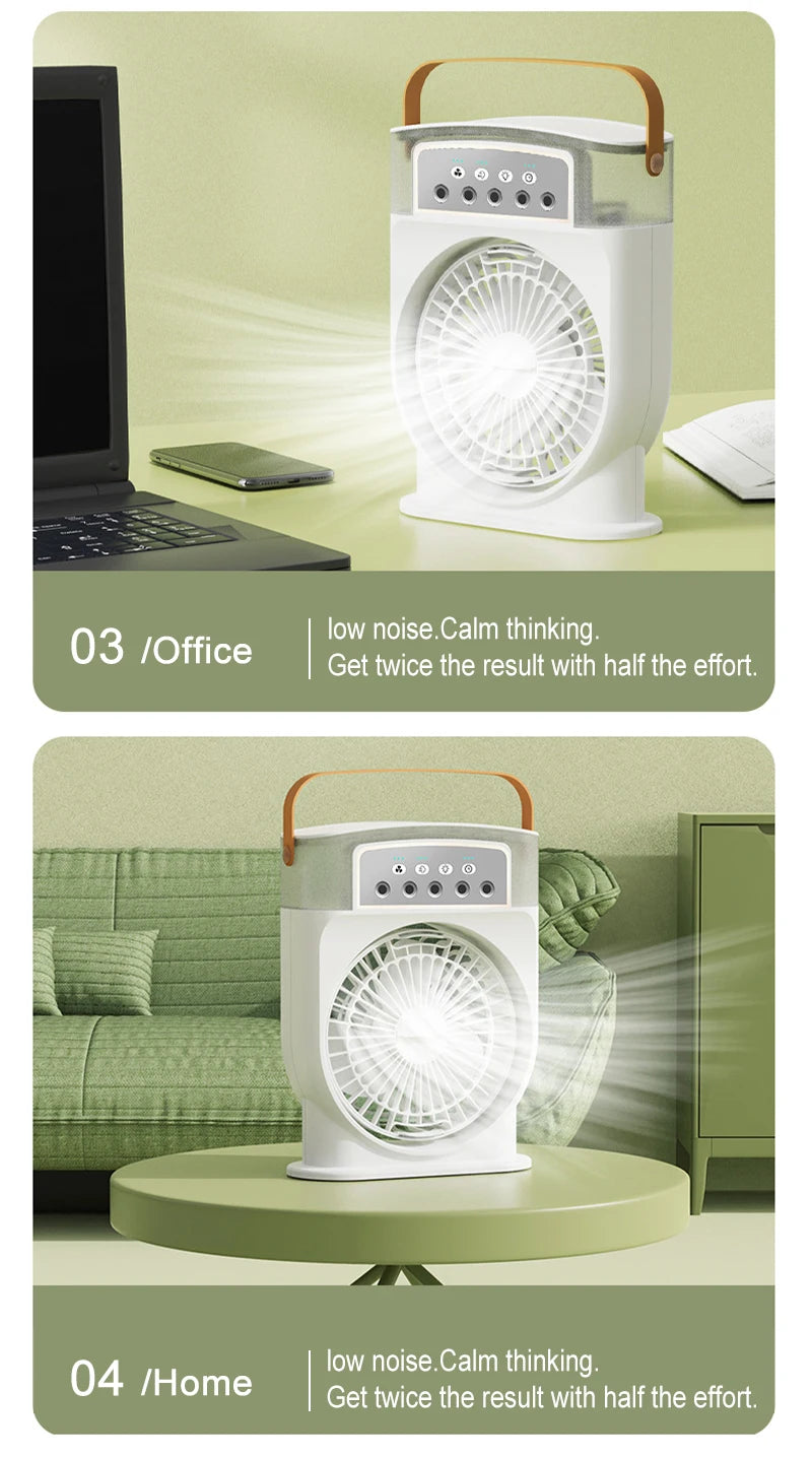 SmartGearPros Mini USB Desk Fan – 4in/6in Portable Metal Cooling Fan for Office, Home & Dorm Use