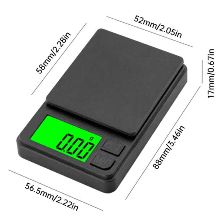 SmartGearPros Precision Pocket Scale – 1000g X 0.1g Digital Gram Scale for Accurate Weighing