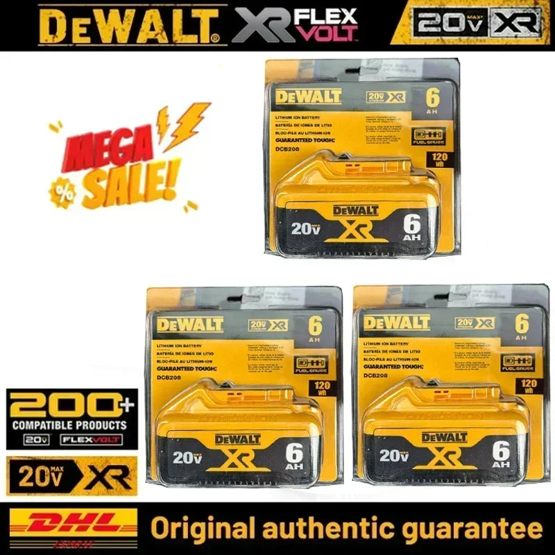 SmartGearPros DeWalt Flexvolt 20V Battery & Fast Charger - 6.0Ah High-Capacity