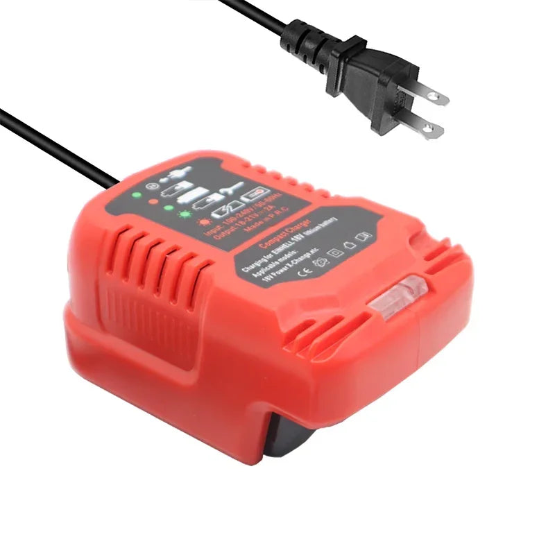 SmartGearPros Mini Li-ion Battery Charger - 12V/24V Portable Multi-Plug Power Adapter