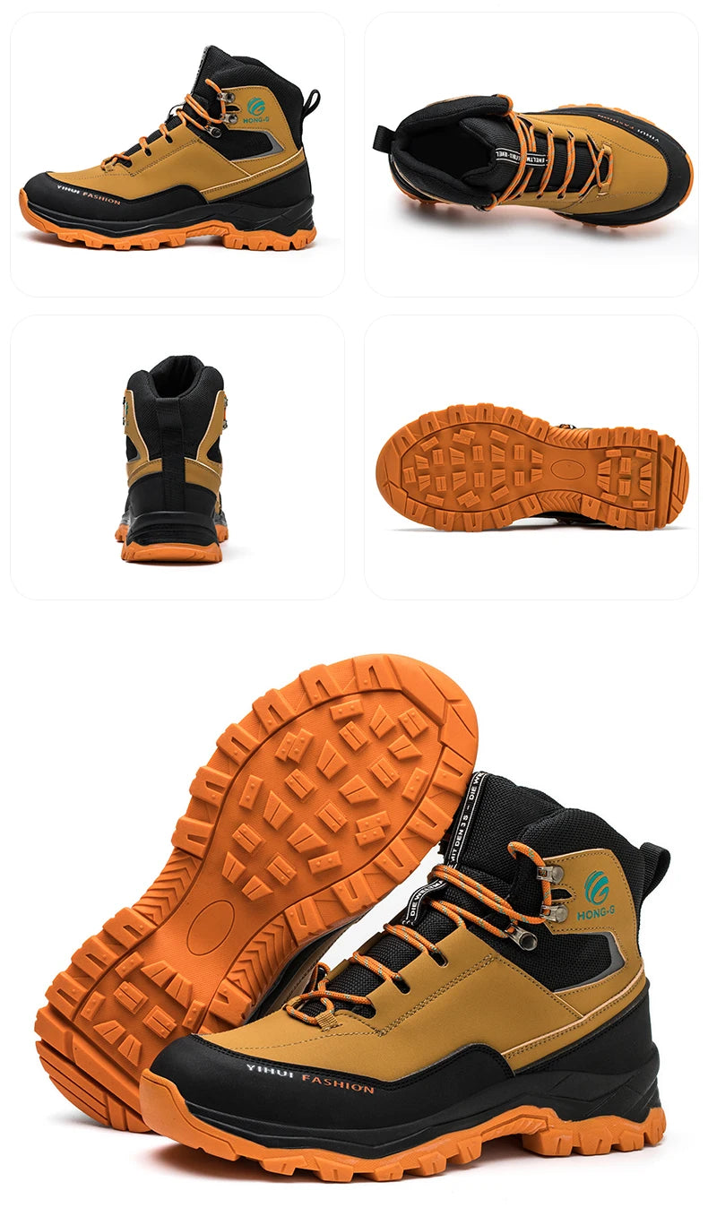 Work Boots Steel Toe Safety Shoes Men Women Anti Smash Work Shoes Sneakers Lightweight Safety Shoes Men Indestructible Boots product image showing features or usage