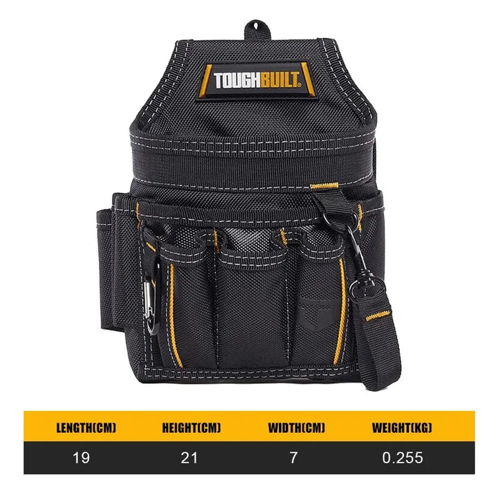 Close-up of reinforced stitching and durable canvas material