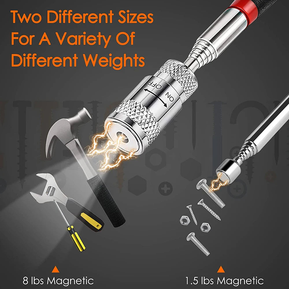 Step-by-step instructions illustrated beside tool