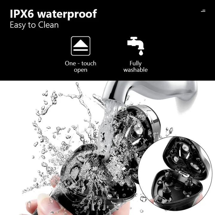 SmartGearPros Waterproof Electric Shaver – Fast Charging, Rechargeable Beard Trimmer & Shaving Machine