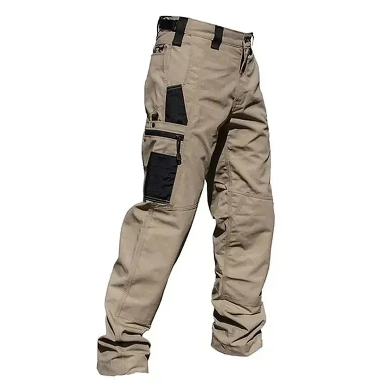 SmartGearPros Men's Rugged Work Pants – Multi-Pocket, Wear-Resistant, Heavy-Duty Straight-Leg Design
