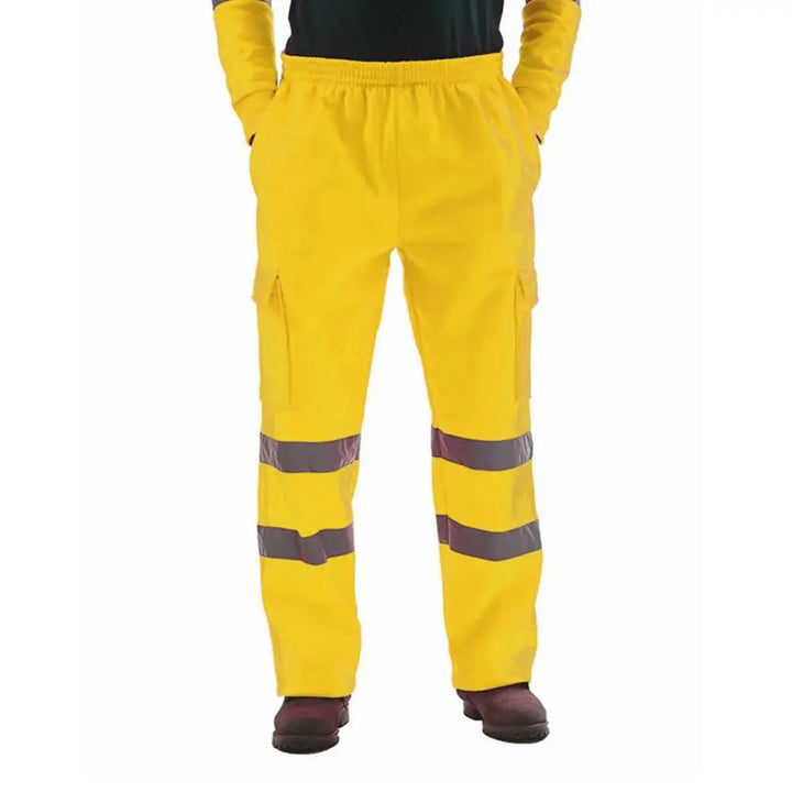 SmartGearPros Reflective Workwear Set – High-Vis Jacket + Pants for Sanitation, Construction & Road Crews