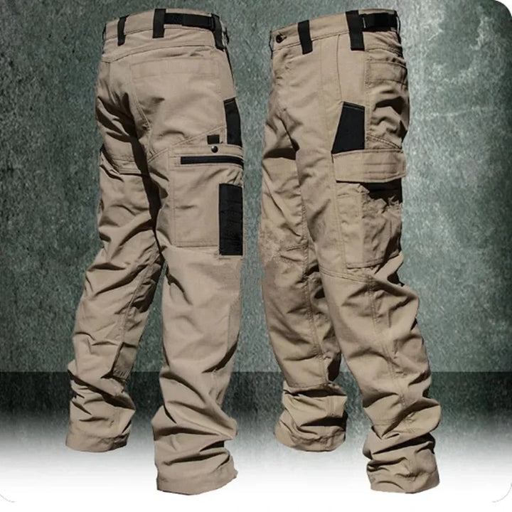 SmartGearPros Men's Rugged Work Pants – Multi-Pocket, Wear-Resistant, Heavy-Duty Straight-Leg Design