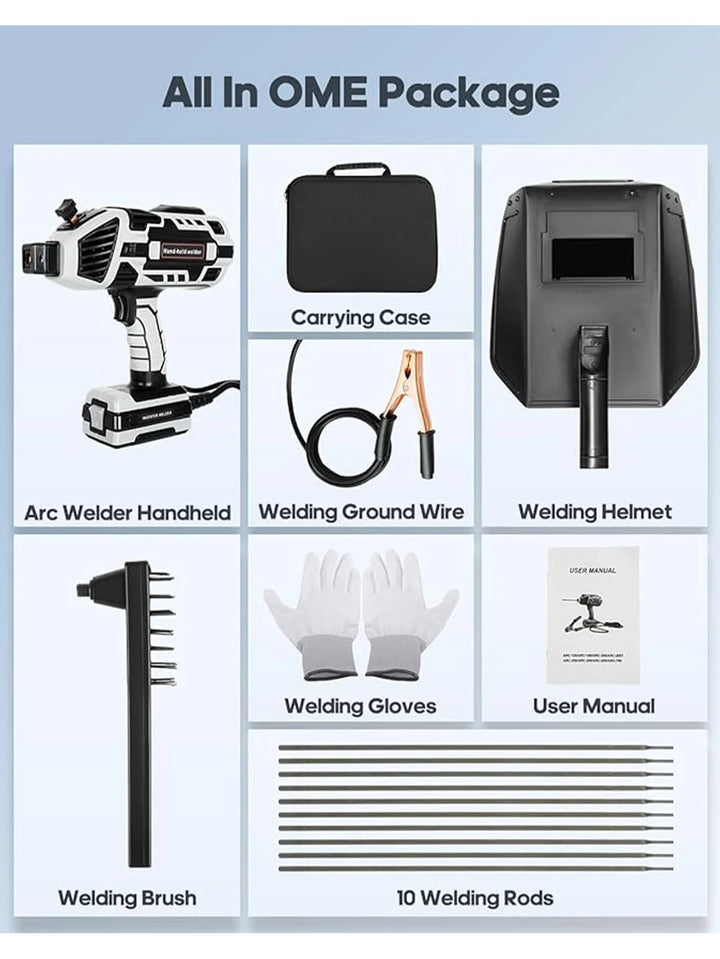 SmartGearPros Handheld Welder Machine – 110V Portable ARC Welding Machine for DIY & Professional Use