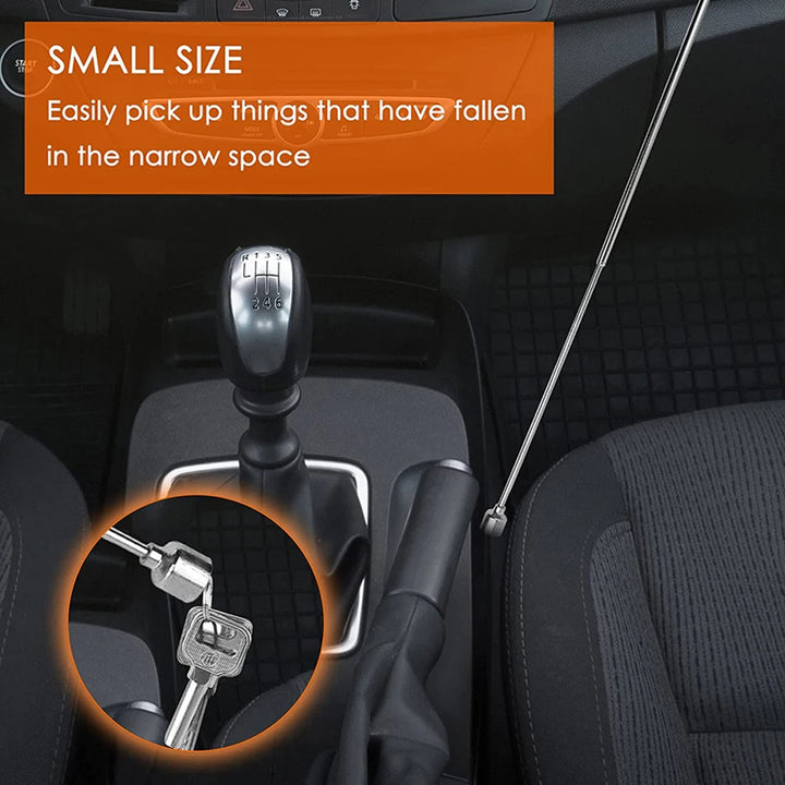 Battery compartment and settings labeled in close-up