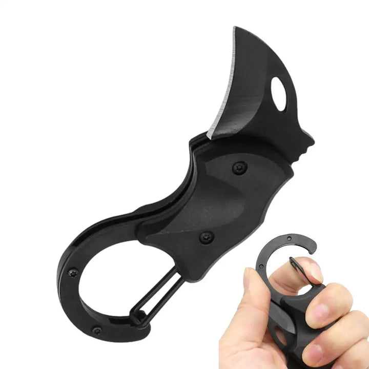 SmartGearPros Small Carabiner Folding Knife – Multi-Function Pocket Knife for Camping & Everyday Carry