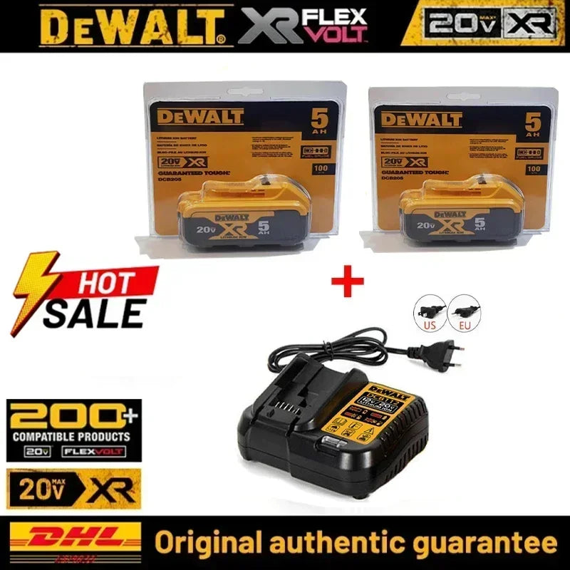 SmartGearPros DeWalt Flexvolt 20V Battery & Fast Charger - 6.0Ah High-Capacity