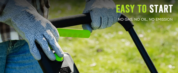 SmartGearPros 13" Electric Lawn Mower – Lightweight 2-in-1 Corded Mower with Grass Catcher