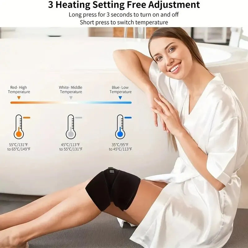 SmartGearPros Electric Heated Knee Pad – Pain Relief & Joint Support for Arthritis & Injury Recovery