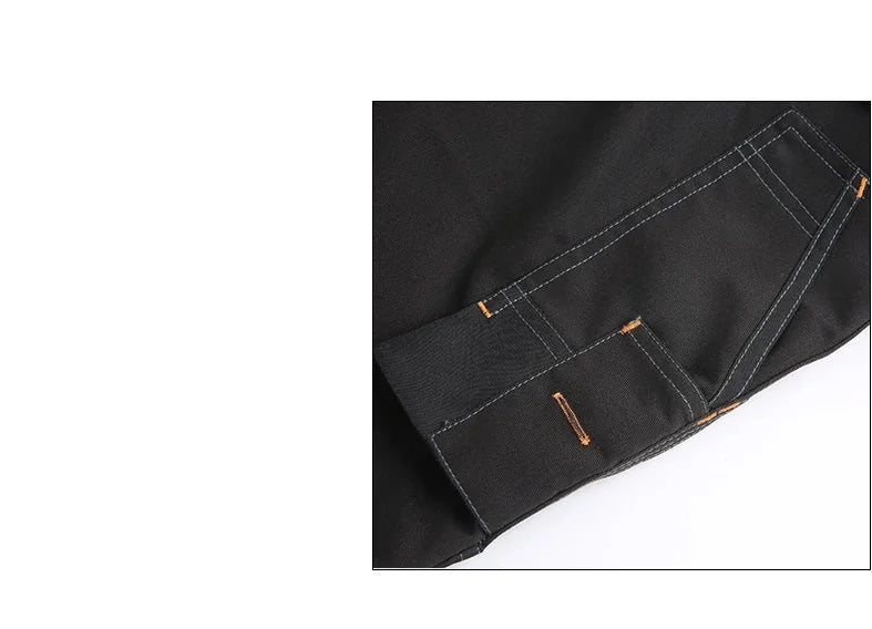 All In One Work Clothes Work Overalls Men Workwear Suit Welding Multi Pockets Jumpsuit Men Work Workshop Repairman Uniform product image showing features or usage