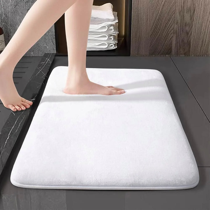 SmartGearPros SmartGearPros Super Absorbent Bath Mat – Non-Slip Coral Velvet Water-Absorbing Rug for Safety & Comfort in Kitchens Bathrooms & Homes