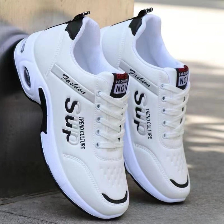 SmartGearPros Men's Height Increasing Shoes - 6CM Elevator Running Sneakers Anti-Slip Anti-Odor Leather Surface EU 39-45