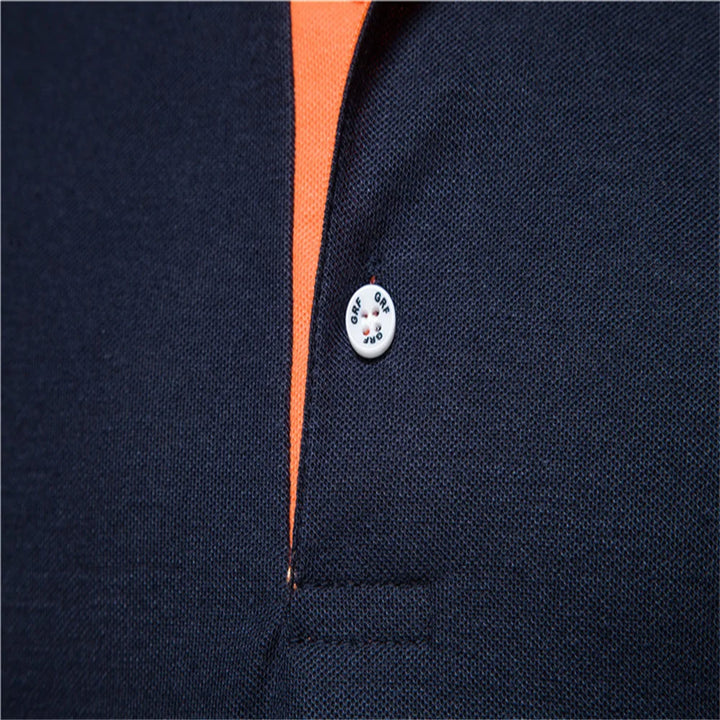 SmartGearPros WildStride Polo – Embroidered Giraffe, Bold Color Blocks & Cool Comfort