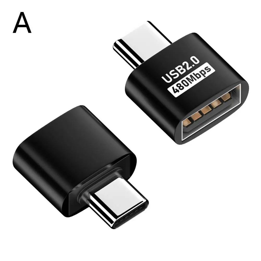 SmartGearPros USB to Type-C Adapter | Universal OTG USB-C to USB-A & Micro USB Converter | Fast Data Transfer & Charging for Huawei, POCO, Laptops & More