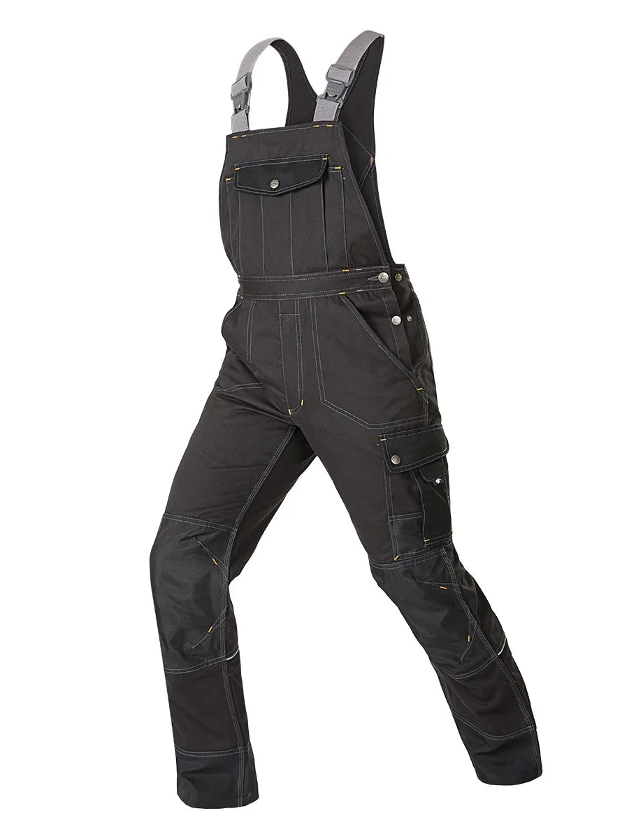 All In One Work Clothes Work Overalls Men Workwear Suit Welding Multi Pockets Jumpsuit Men Work Workshop Repairman Uniform product image showing features or usage