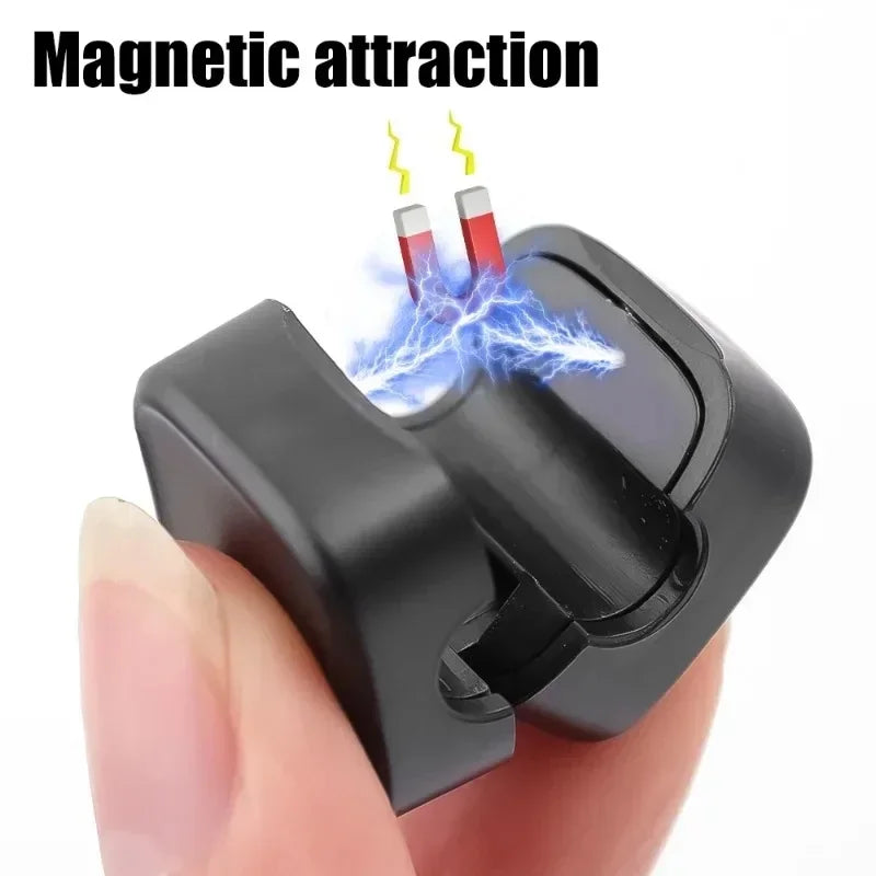 SmartGearPros Magnetic Cable Clip – Adhesive Cord Organizer with Snap-On Holders for Desk, Car & Wall Use