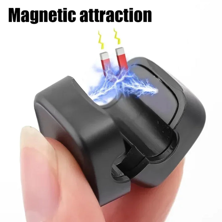 SmartGearPros Magnetic Cable Clip – Adhesive Cord Organizer with Snap-On Holders for Desk, Car & Wall Use