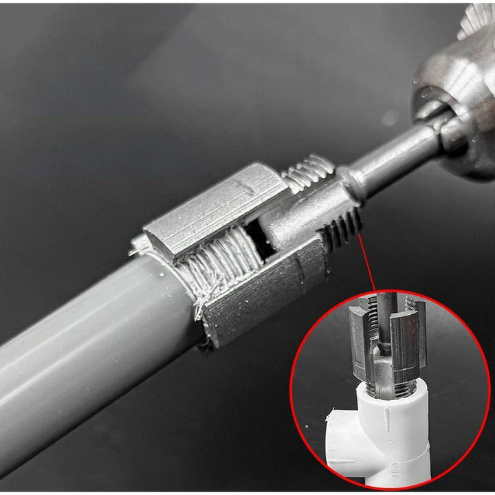SmartGearPros DN15/DN20 Double-Ended Pipe Threading Tool - Electric Drill Adapter