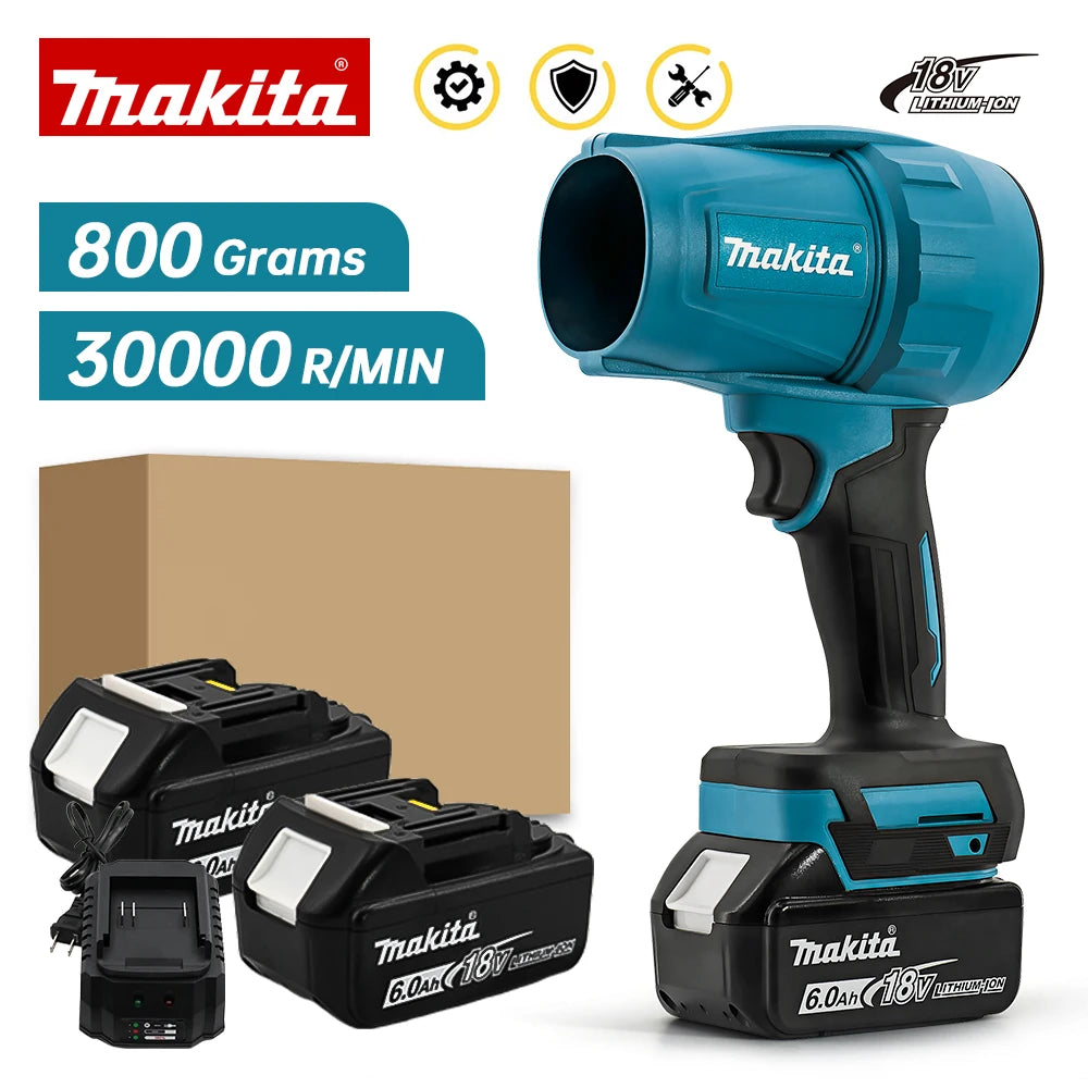 SmartGearPros 30,000RPM Turbo Jet Blower – Ultra-Powerful Cordless Air Tool for Makita 18V Batteries