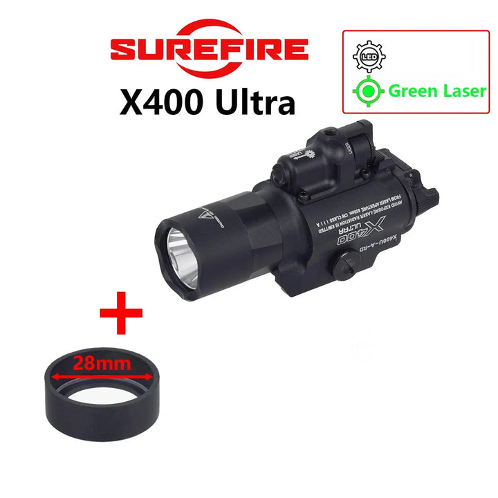 SmartGearPros Tactical SureFire M600 Weapons Flashlight - Hunting Scout Torch for AR15 Rifle