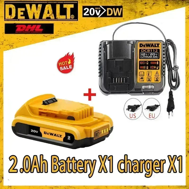 SmartGearPros DeWalt Flexvolt 20V Battery & Fast Charger - 6.0Ah High-Capacity