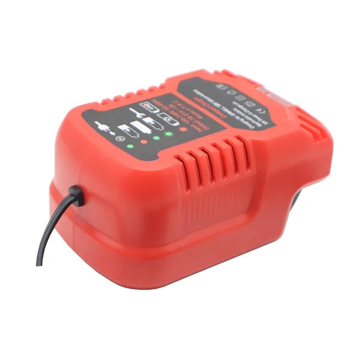 SmartGearPros Mini Li-ion Battery Charger - 12V/24V Portable Multi-Plug Power Adapter