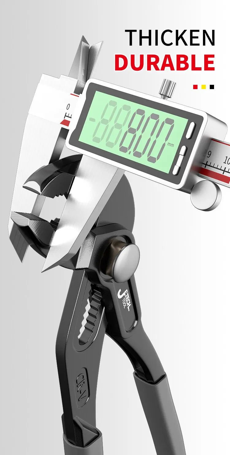 SmartGearPros Quick-Release Adjustable Pipe Wrench/Chanel Locks - Heavy-Duty Plumbing Tool