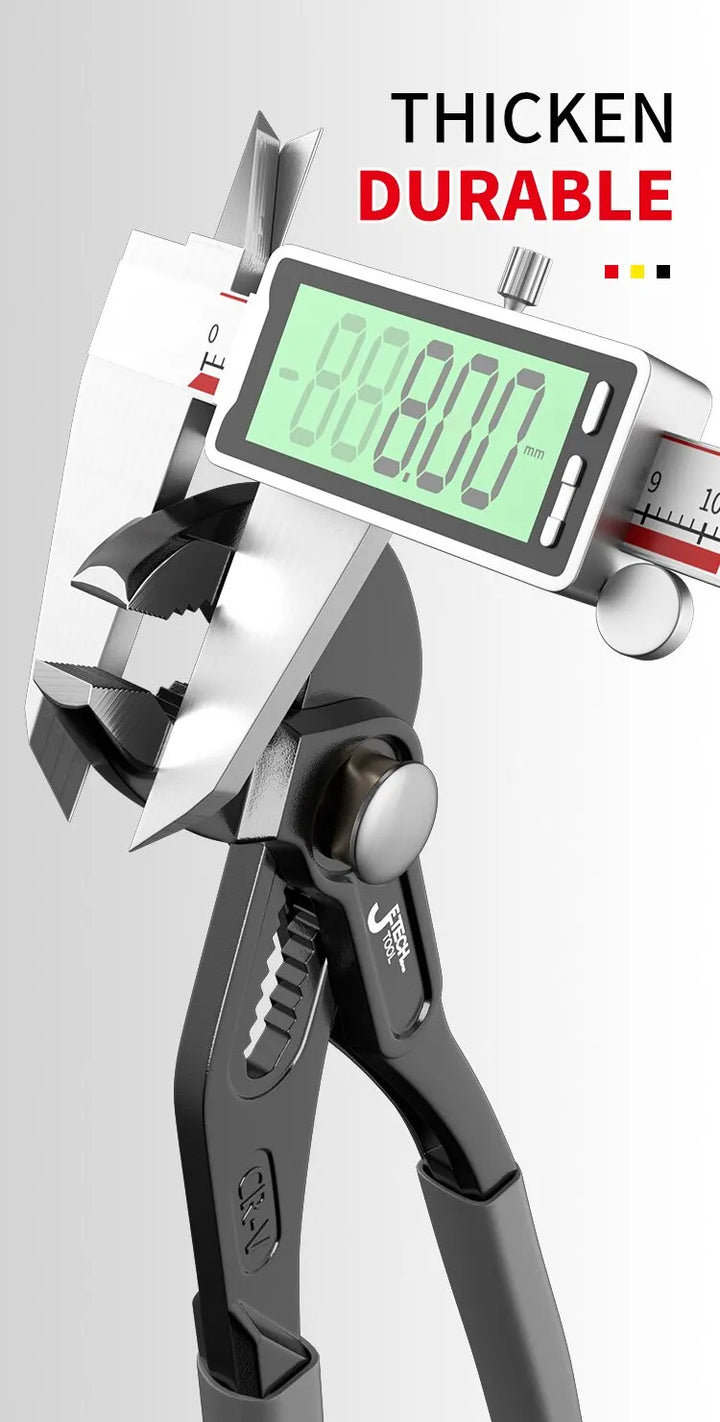 SmartGearPros Quick-Release Adjustable Pipe Wrench/Chanel Locks - Heavy-Duty Plumbing Tool