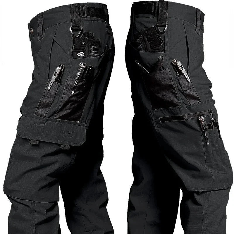 SmartGearPros Men's Rugged Work Pants – Multi-Pocket, Wear-Resistant, Heavy-Duty Straight-Leg Design