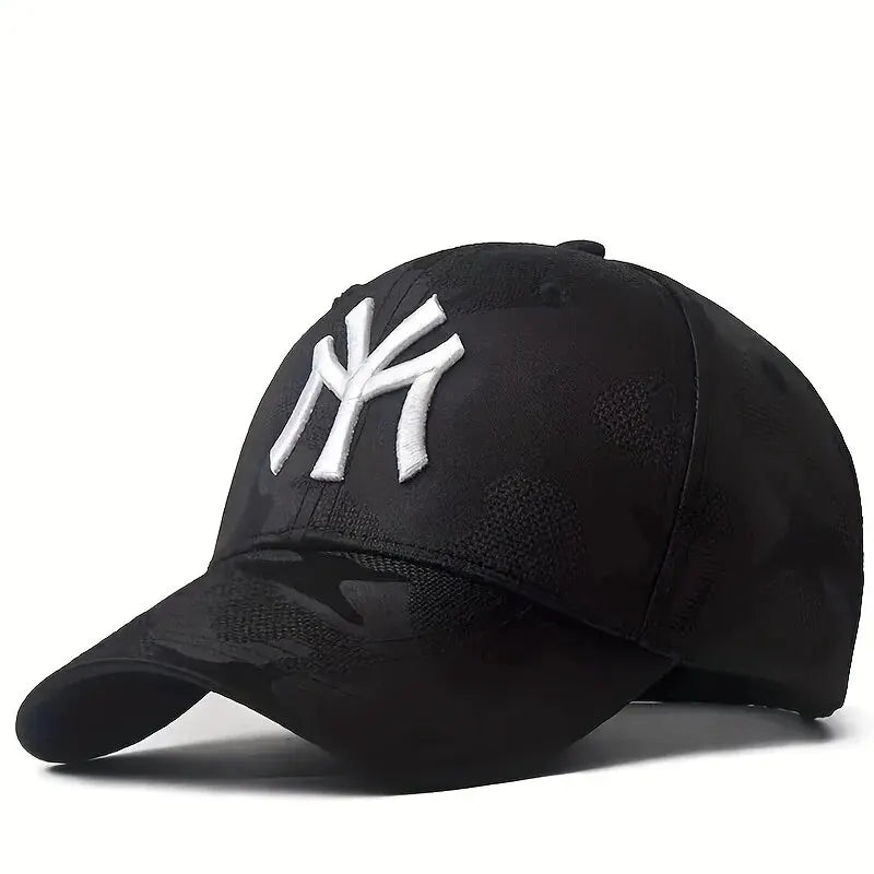 SmartGearPros Camo Letter Cap - Rugged Embroidered Baseball Hat