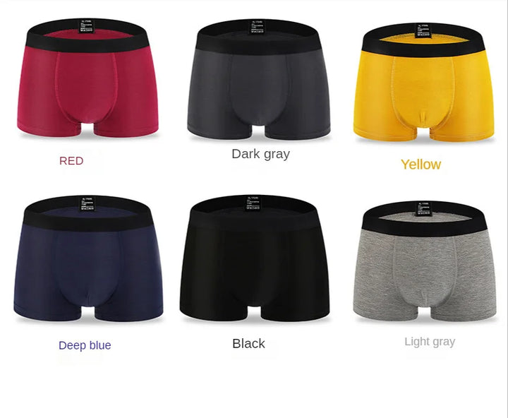 SmartGearPros BambooFlex Boxer Set - 6-Pack Ultra-Soft Breathable Underwear