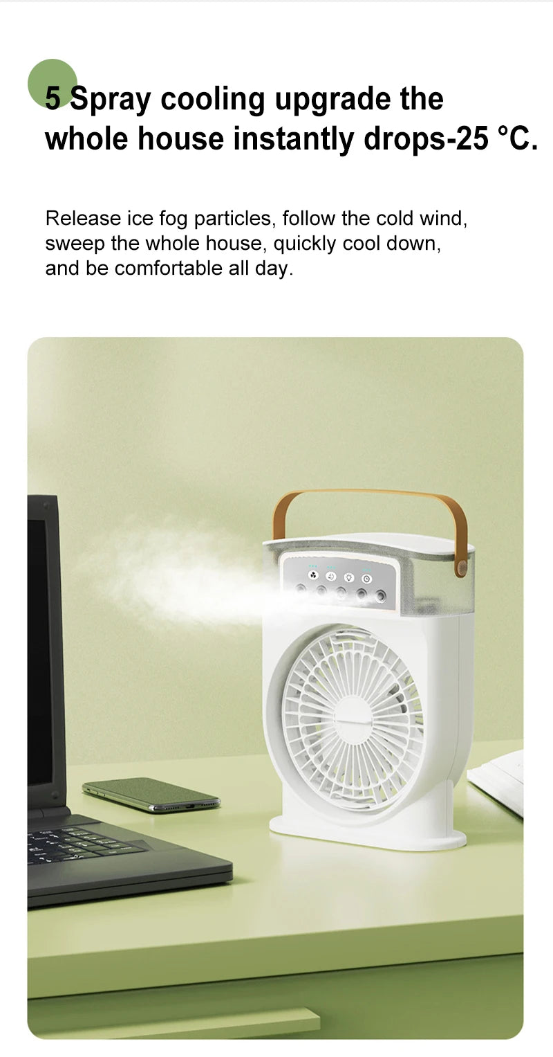 SmartGearPros Mini USB Desk Fan – 4in/6in Portable Metal Cooling Fan for Office, Home & Dorm Use