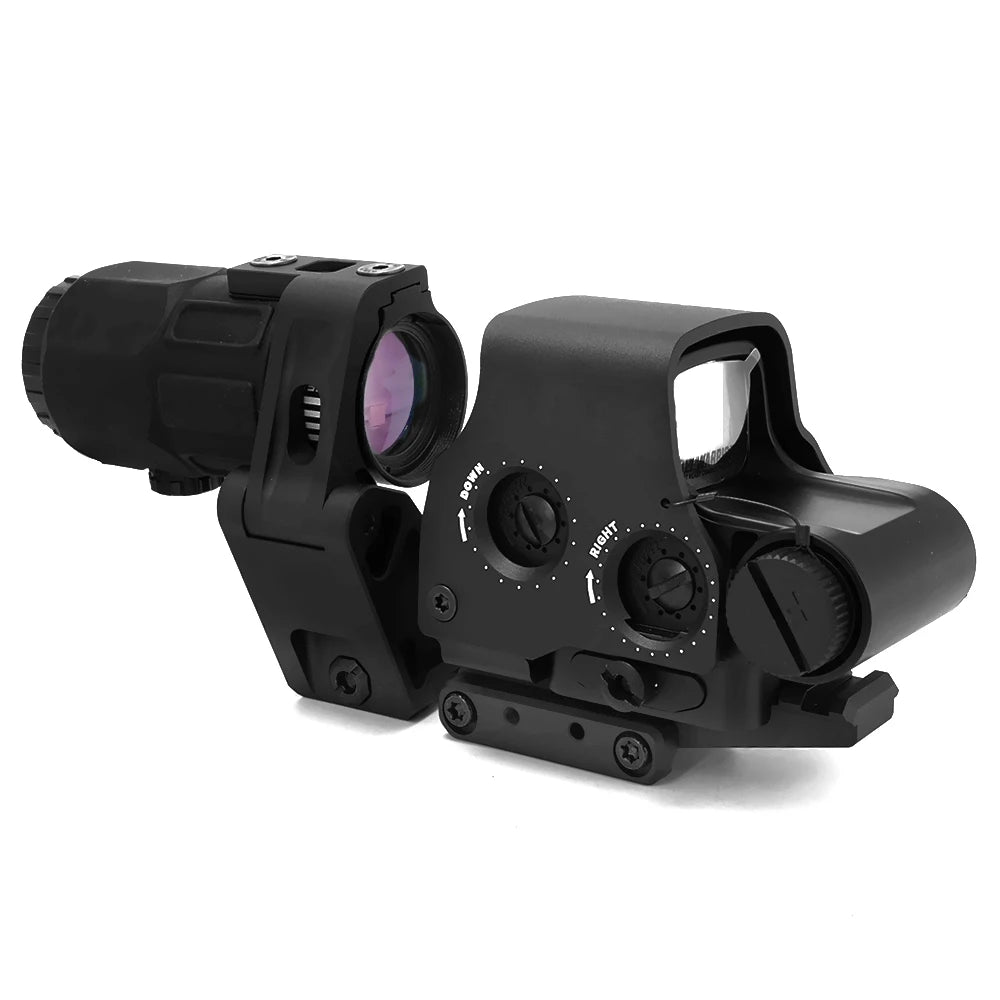EVOLUTION GEAR G45 Tactical Magnifier – 5x Flip-to-Side Scope
