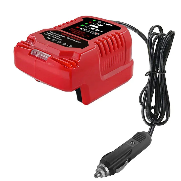 SmartGearPros Mini Li-ion Battery Charger - 12V/24V Portable Multi-Plug Power Adapter