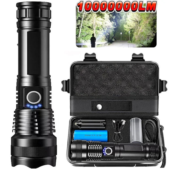 Main image of high-power rechargeable LED tactical flashlight
