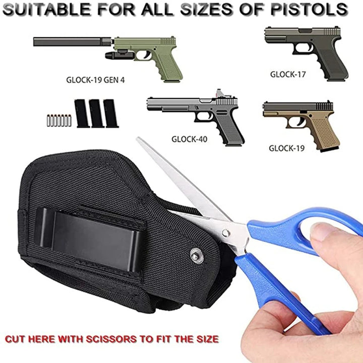 SmartGearPros Outdoor Tactical Gun Holster with Bullet Clip - Universal IWB/OWB Pistol Bag