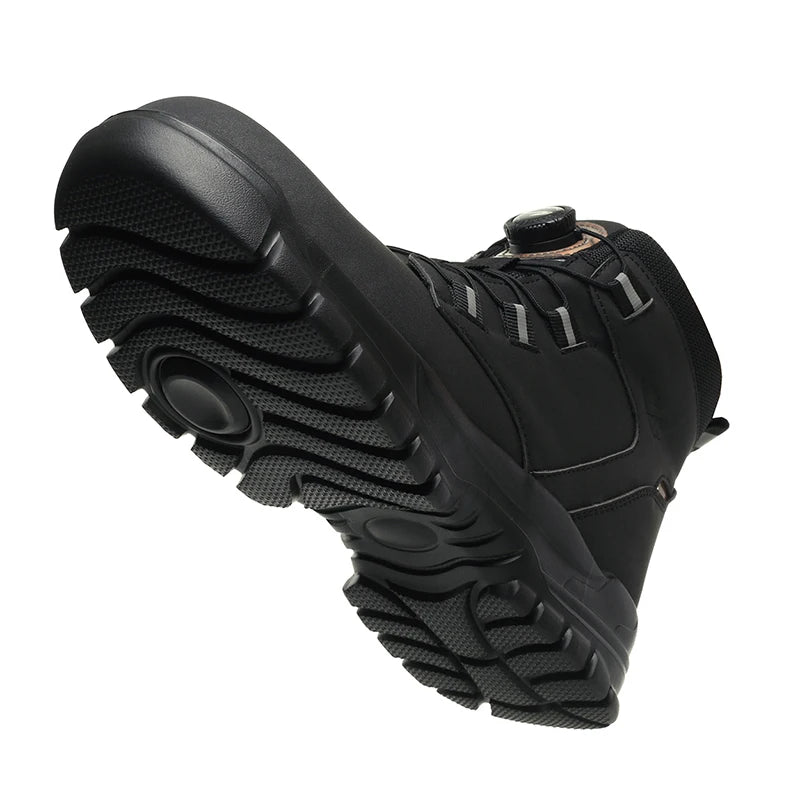 SmartGearPros Indestructible Steel-Toe Boots – Waterproof Safety Footwear for Rugged Work & Weather