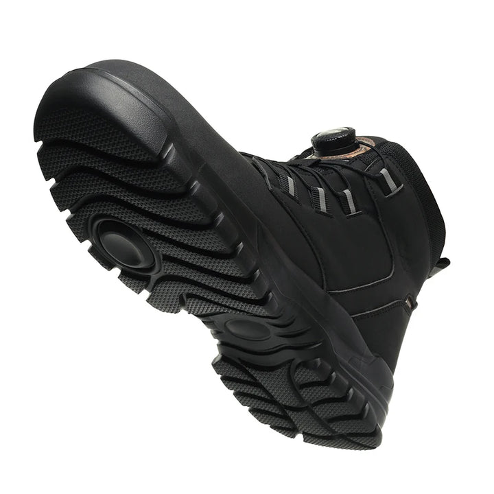 SmartGearPros Indestructible Steel-Toe Boots – Waterproof Safety Footwear for Rugged Work & Weather