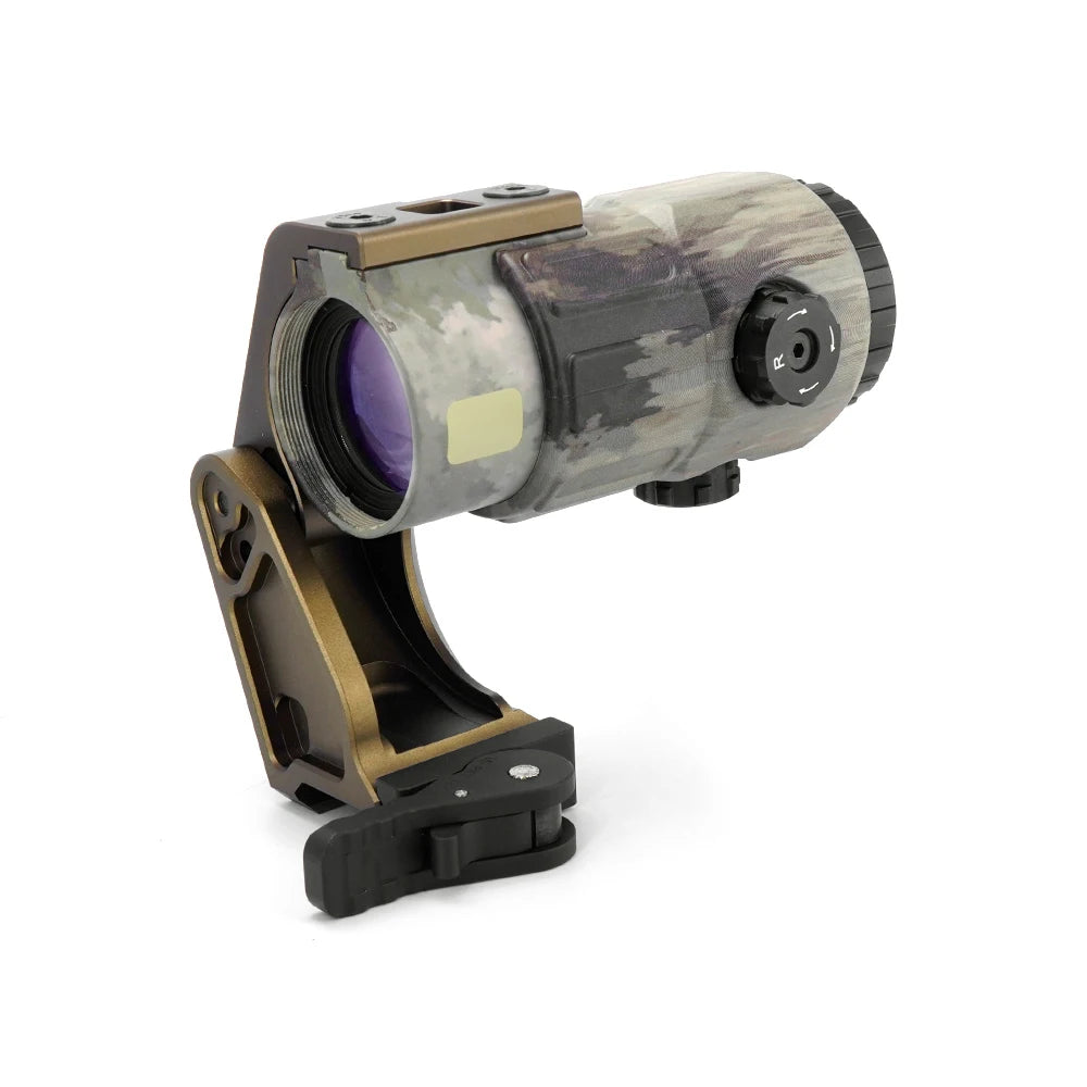 EVOLUTION GEAR G45 Tactical Magnifier – 5x Flip-to-Side Scope