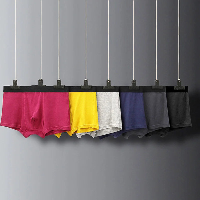 SmartGearPros BambooFlex Boxer Set - 6-Pack Ultra-Soft Breathable Underwear