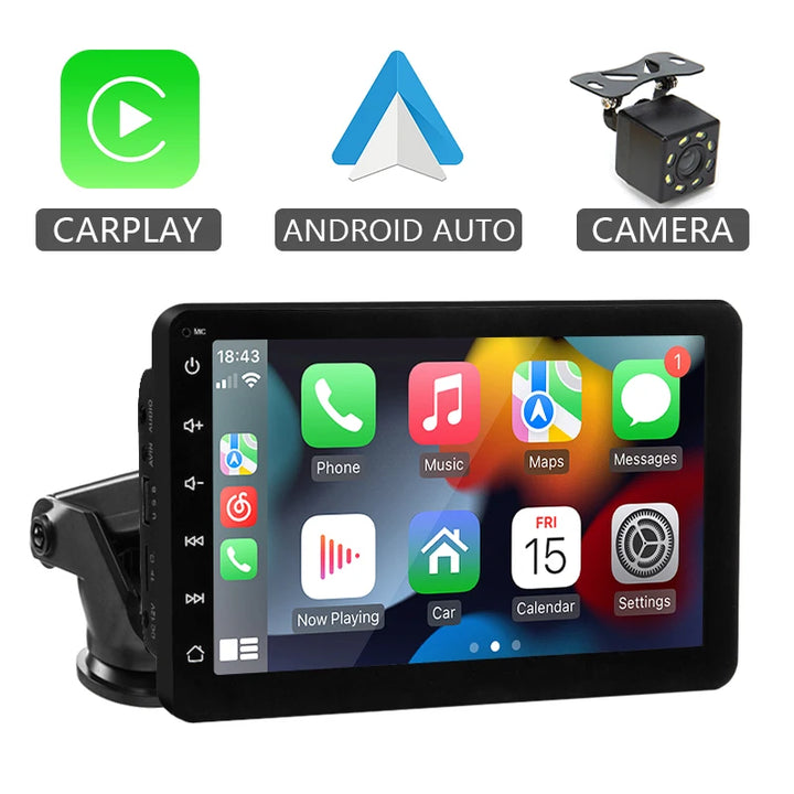 SmartGearPros SmartGearPros 7-Inch Car Radio Multimedia Player – Wireless CarPlay & Android Auto | Touchscreen with Bluetooth, Mirror Link, & Adjustable Mount