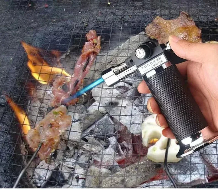 SmartGearPros Windproof Gas Lighter – High-Capacity BBQ & Kitchen Cooking Torch