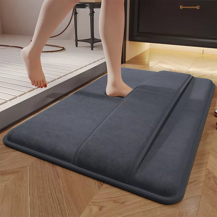 SmartGearPros SmartGearPros Super Absorbent Bath Mat – Non-Slip Coral Velvet Water-Absorbing Rug for Safety & Comfort in Kitchens Bathrooms & Homes