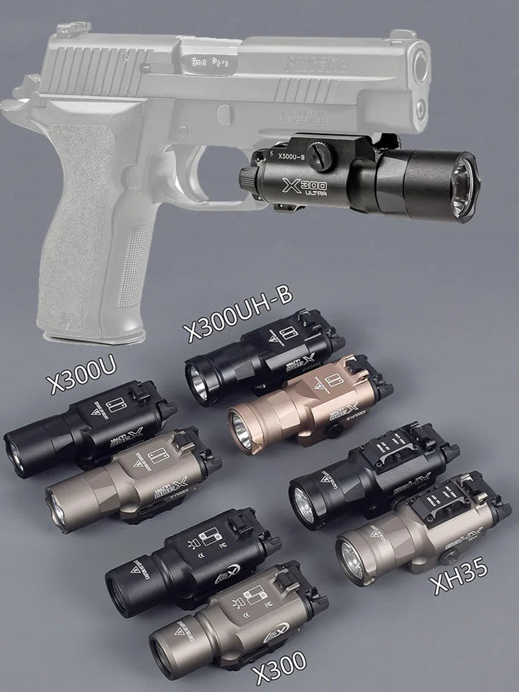 LAMBUL X300 Ultra Tactical Weapon Light – LED Pistol Flashlight