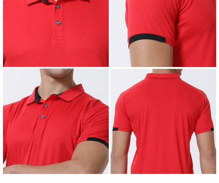 SmartGearPros Quick-Dry Polo – Lightweight Lapel Shirt for Sports & Summer Style