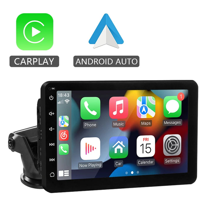 SmartGearPros SmartGearPros 7-Inch Car Radio Multimedia Player – Wireless CarPlay & Android Auto | Touchscreen with Bluetooth, Mirror Link, & Adjustable Mount